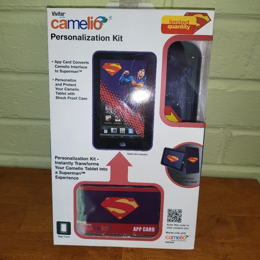 Superman Camelio Personalization Kit tablet protective shock proof case BLUE T3